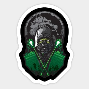 Green Warrior Sticker